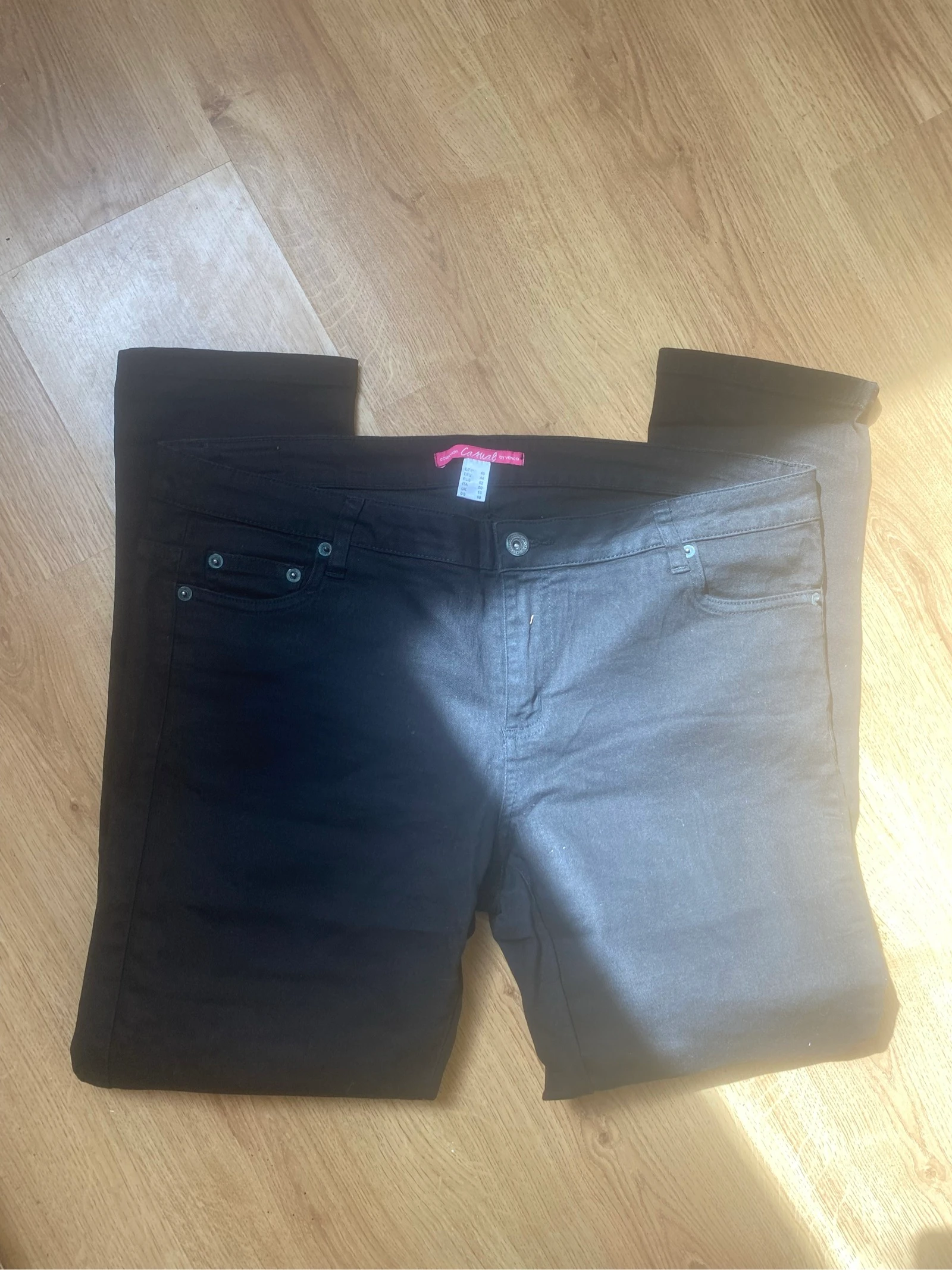 Pantalón negro de mujer Venca Talla 46 Corte recto elástico – photo 3
